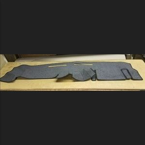 HUMMER H2 DASH COVER DARK CHARCOAL GREY POLYCARPET